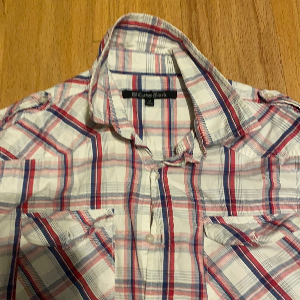 Carbon Black Men’s SS Button Down